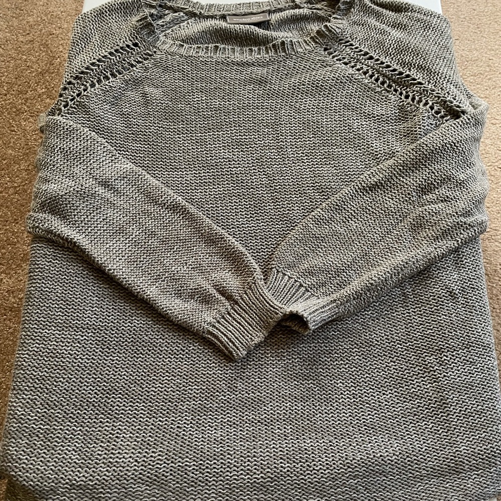 Gray wooden ships sweater